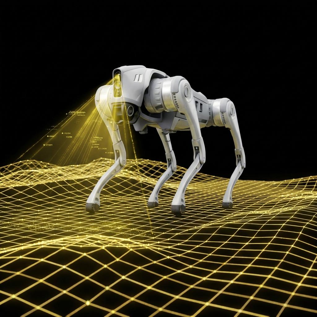 Patrols uneven terrain, climbs stairs, and inspects hazardous leaks where humans can't go.