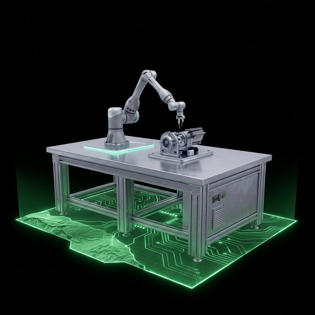 Safe around humans. Performs delicate repairs and hardware swaps with surgical precision.