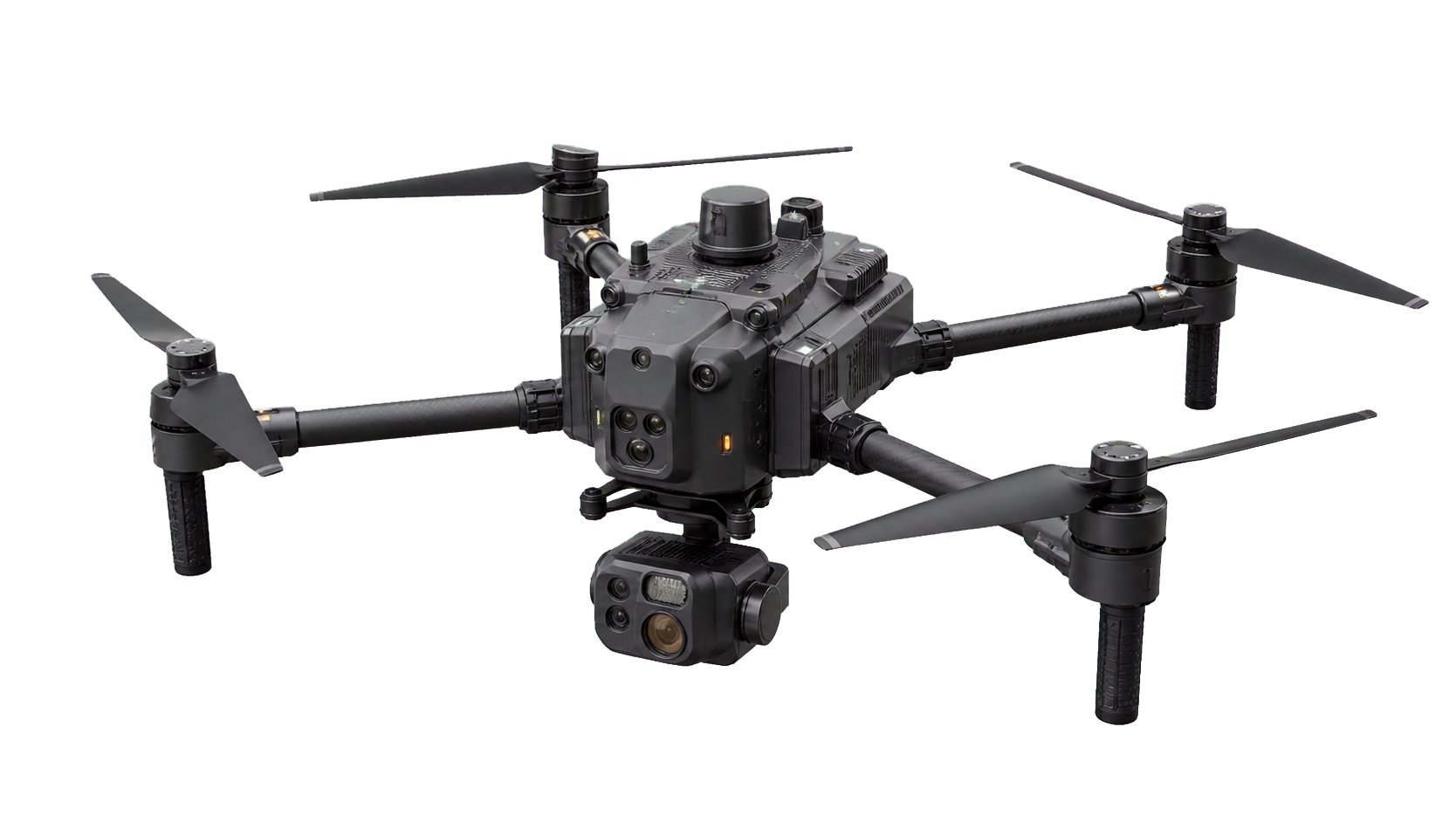 Industrial inspection drone with sensor payload